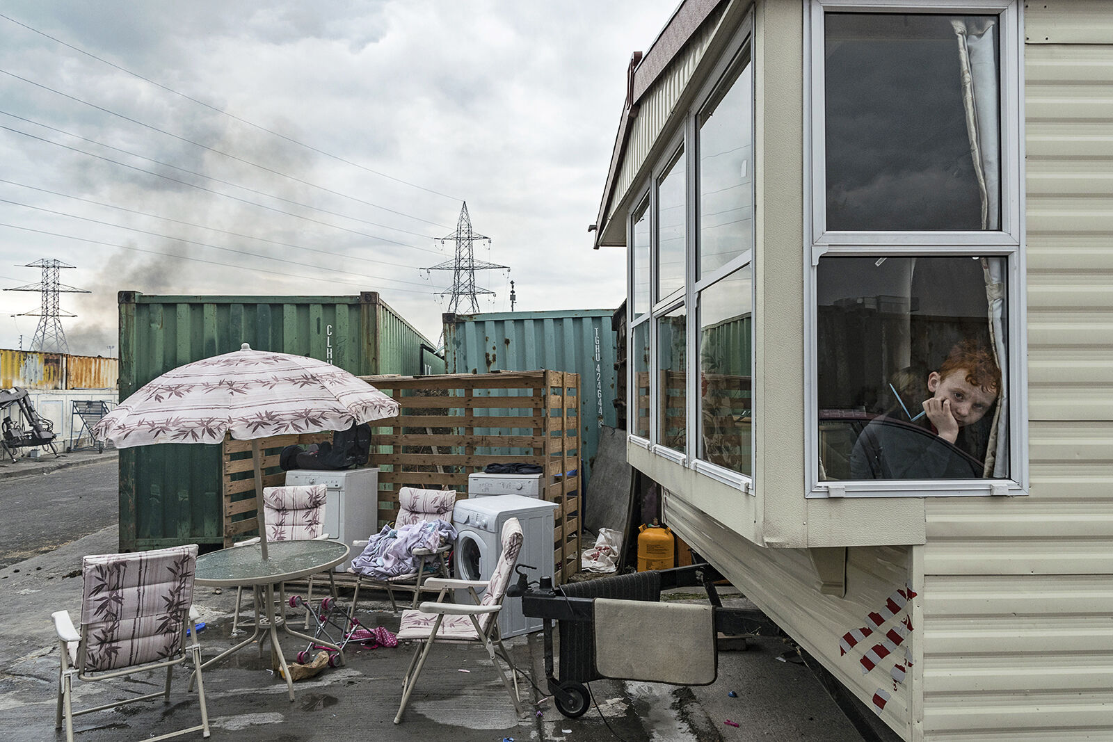 Andy in Window, Dublin, Ireland 2019