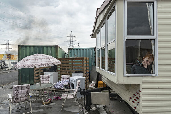 Andy in Window, Dublin, Ireland 2019