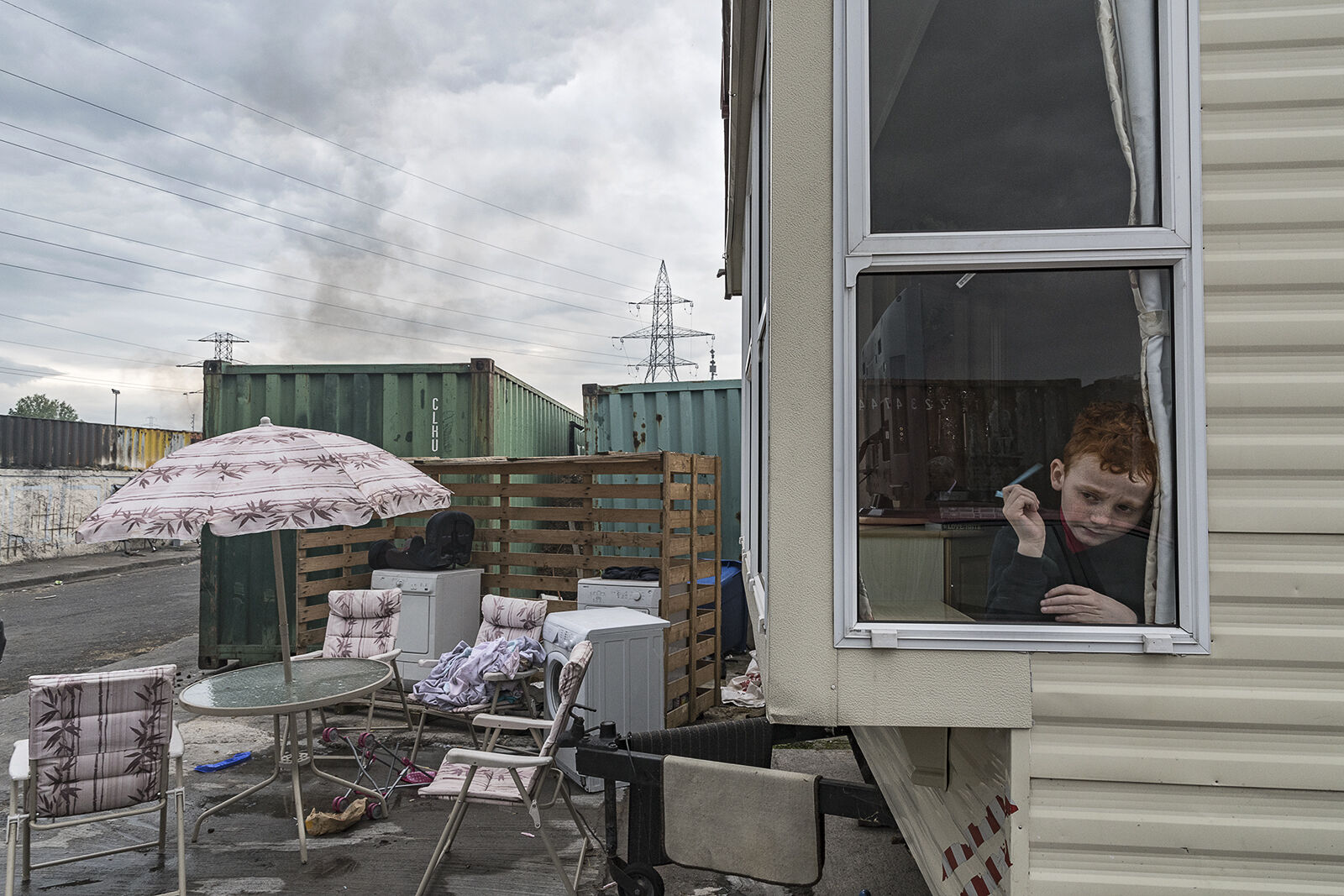 Boy in Window, Dublin, Ireland 2019