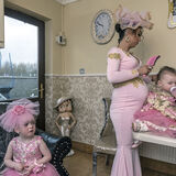 Santanna Getting Girls Ready for Wedding, Galway, Ireland 2019