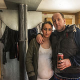 Biddy and Johnny, roadside campsite, Tipperary, Ireland 2019