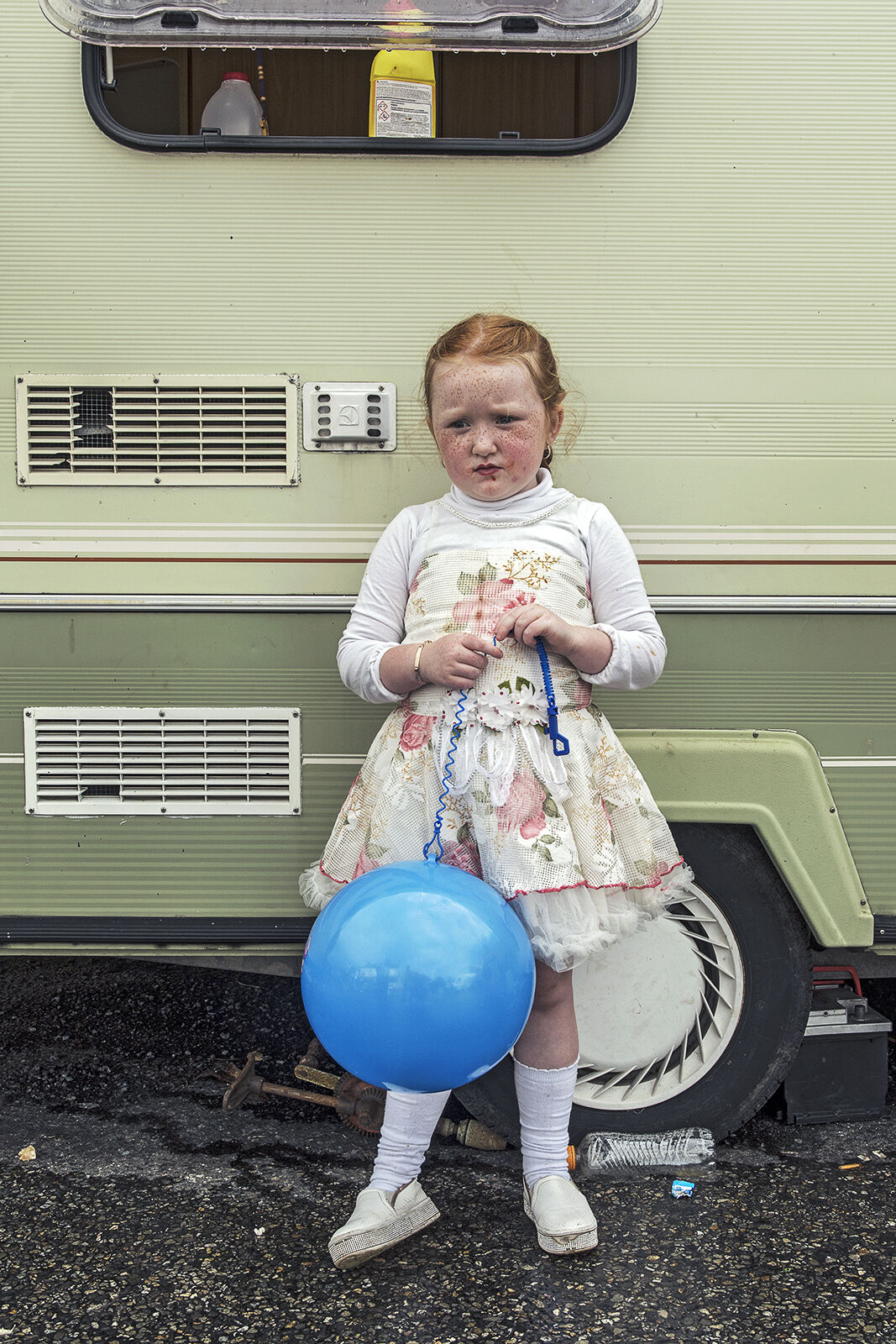 Girl with Blue Balloon, Carlow, Ireland 2019