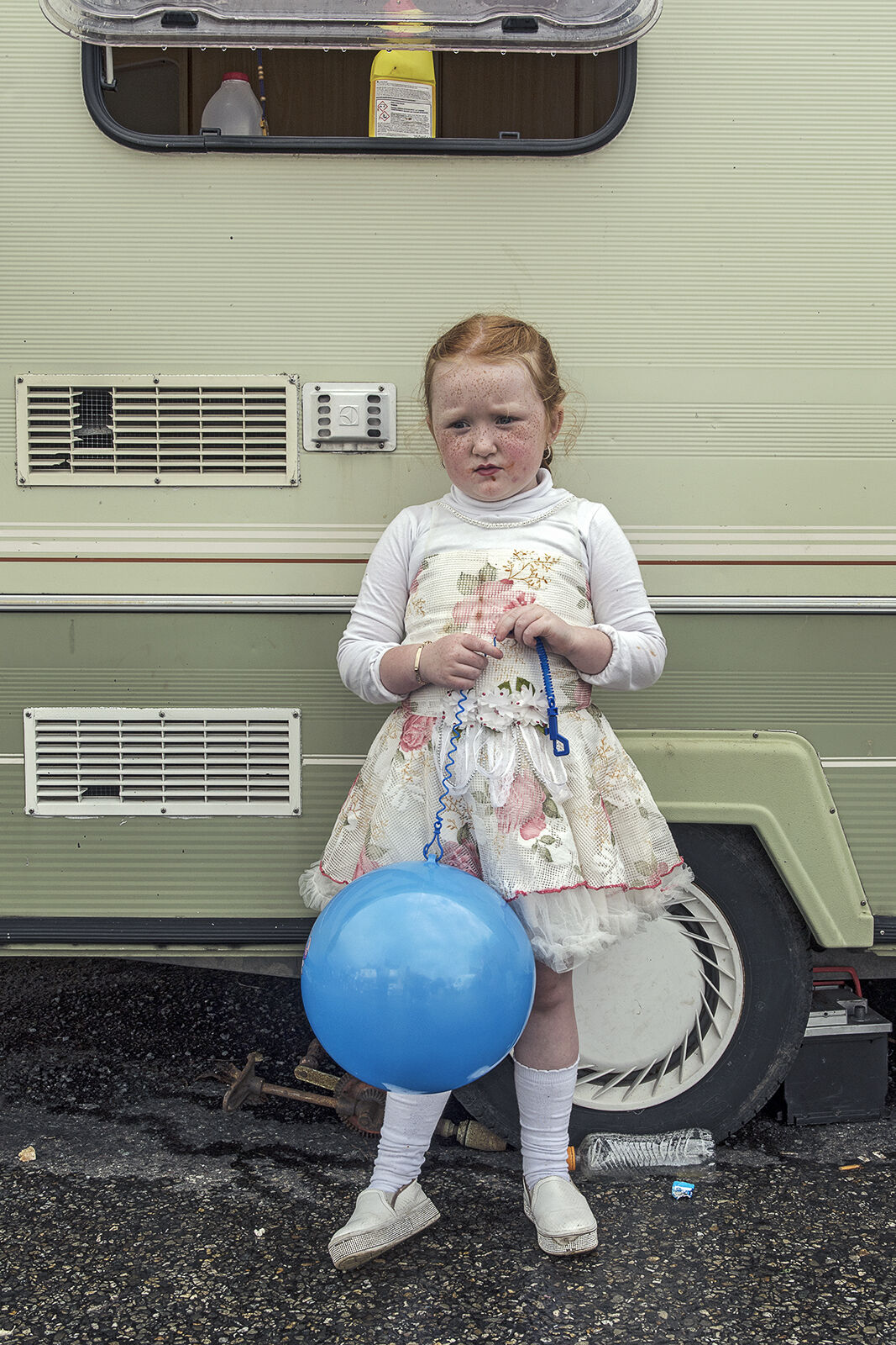 Blue Balloon, Borris Fair, Carlow, Ireland 2019