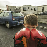 Young Boxer, halting site, Galway, Ireland 2018