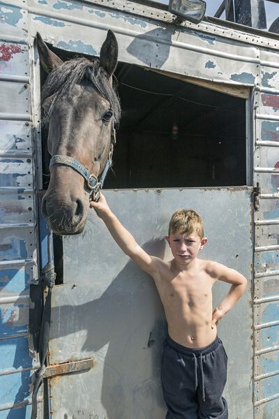 Ned and A Horse, Limerick, Ireland 2019