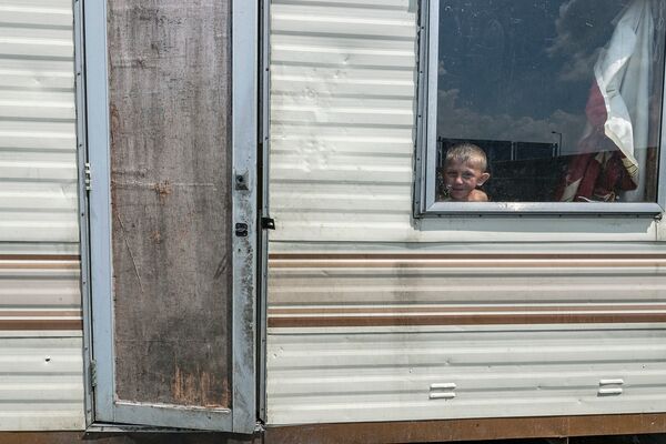Boy in Window, Tipperary, Ireland 2018