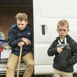 Boy with toy gun at the fair, Galway, Ireland 2018