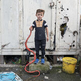 Boy with Rubber Snake, Dublin, Ireland 2022