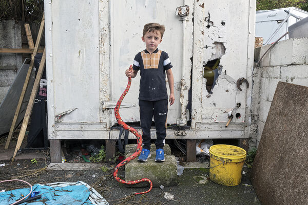 Boy with Rubber Snake, Dublin, Ireland 2022