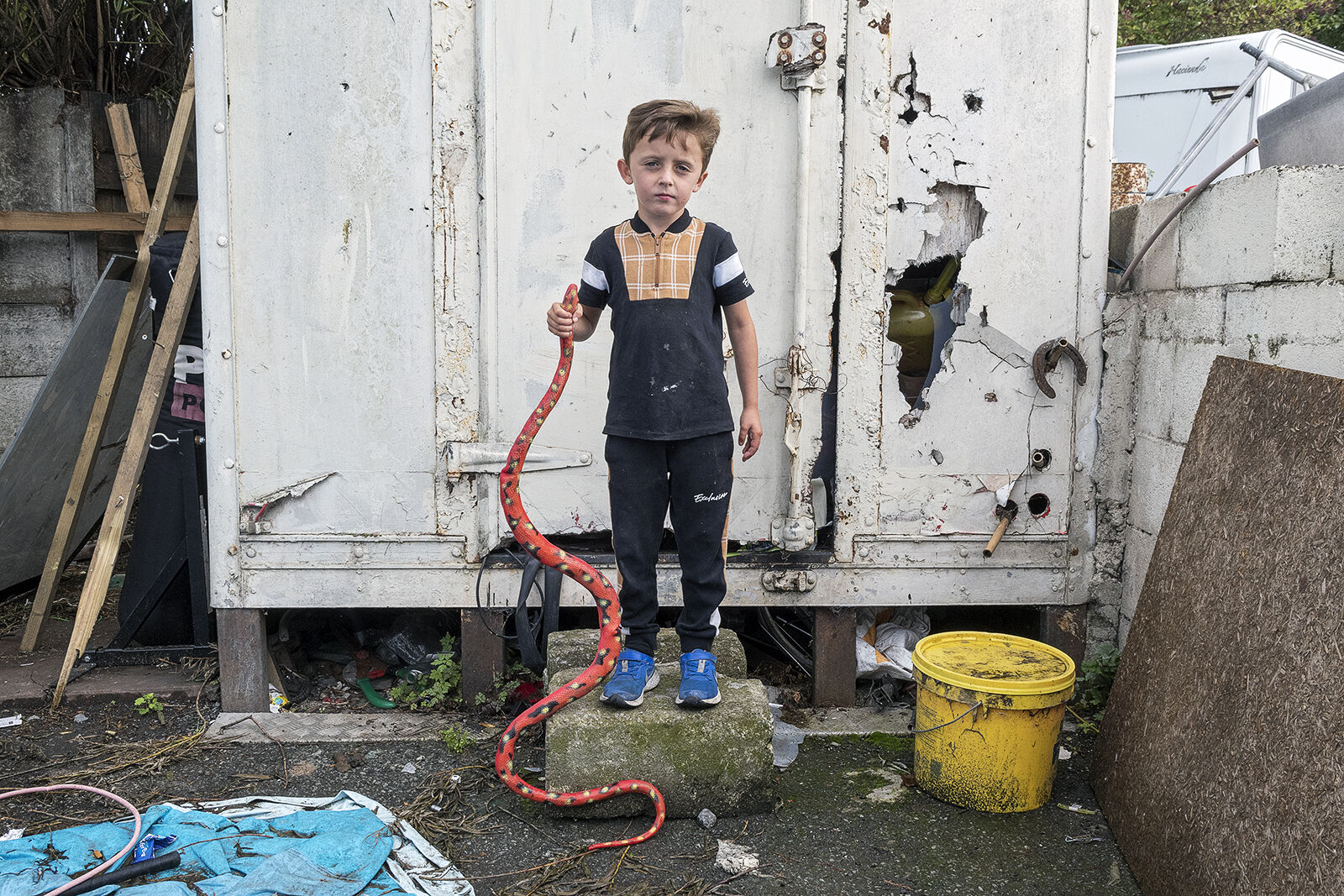 Boy with Rubber Snake, Dublin, Ireland 2022