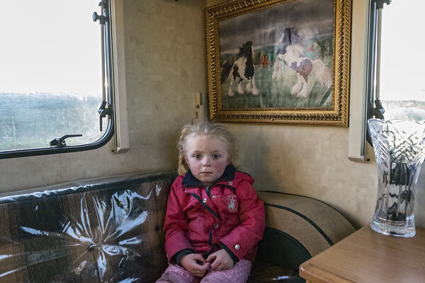 Charlotte, roadside campsite, Tipperary, Ireland 2019