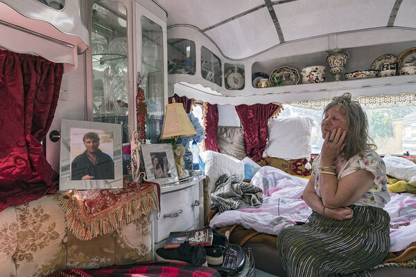 Christina Thinking of Her Recently Deceased Husband, Dublin, Ireland 2019