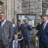 Connors Men waiting for The Bride to arrive, Dublin, Ireland 2019