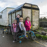 Reilly Siblings, roadside campsite, Tipperary, Ireland 2018