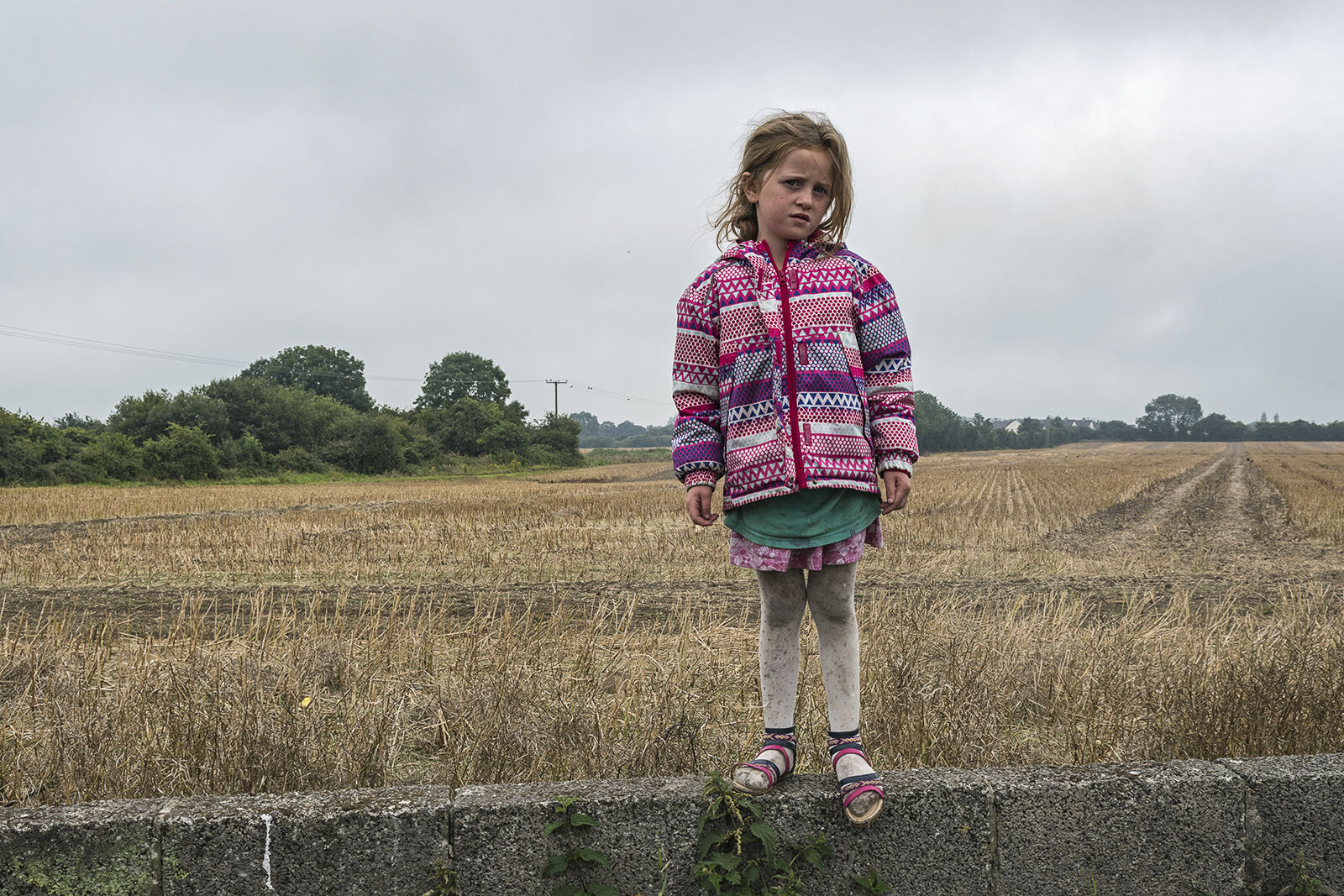 Diane Standing On Wall, Tipperary, Ireland 2020