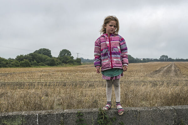 Diane Standing On Wall, Tipperary, Ireland 2020