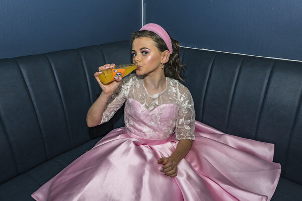 Alesha Drinking Fanta, Dublin, Ireland 2020