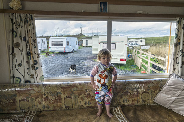 Girl in Caravan, Clare, Ireland 2018