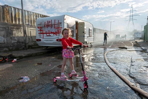 Girl on Scooter, Dublin, Ireland 2021