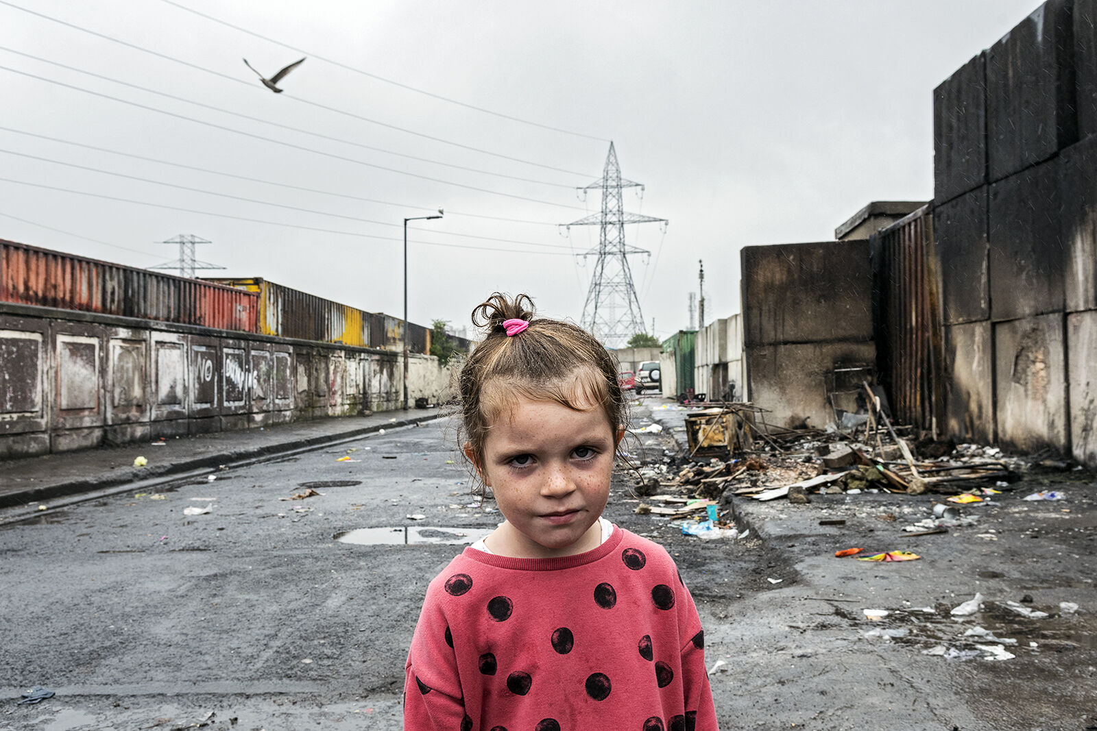 Girl With Polka Dot Shirt, Dublin, Ireland 2020