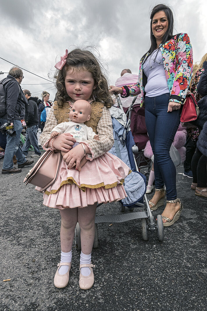 Girl with Doll at Ballinasloe Fair, Galway, Ireland 2018
