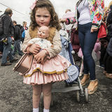 Girl with Doll at Ballinasloe Fair, Galway, Ireland 2018