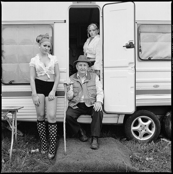 Grandfather and Grand-Daughters, Ballinasloe, Galway, Ireland 2011