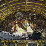 Traditional Caravan Interior, Tipperary, Ireland 2018