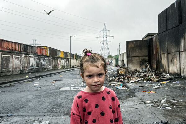 Girl With Polka Dot Shirt, Dublin, Ireland 2020