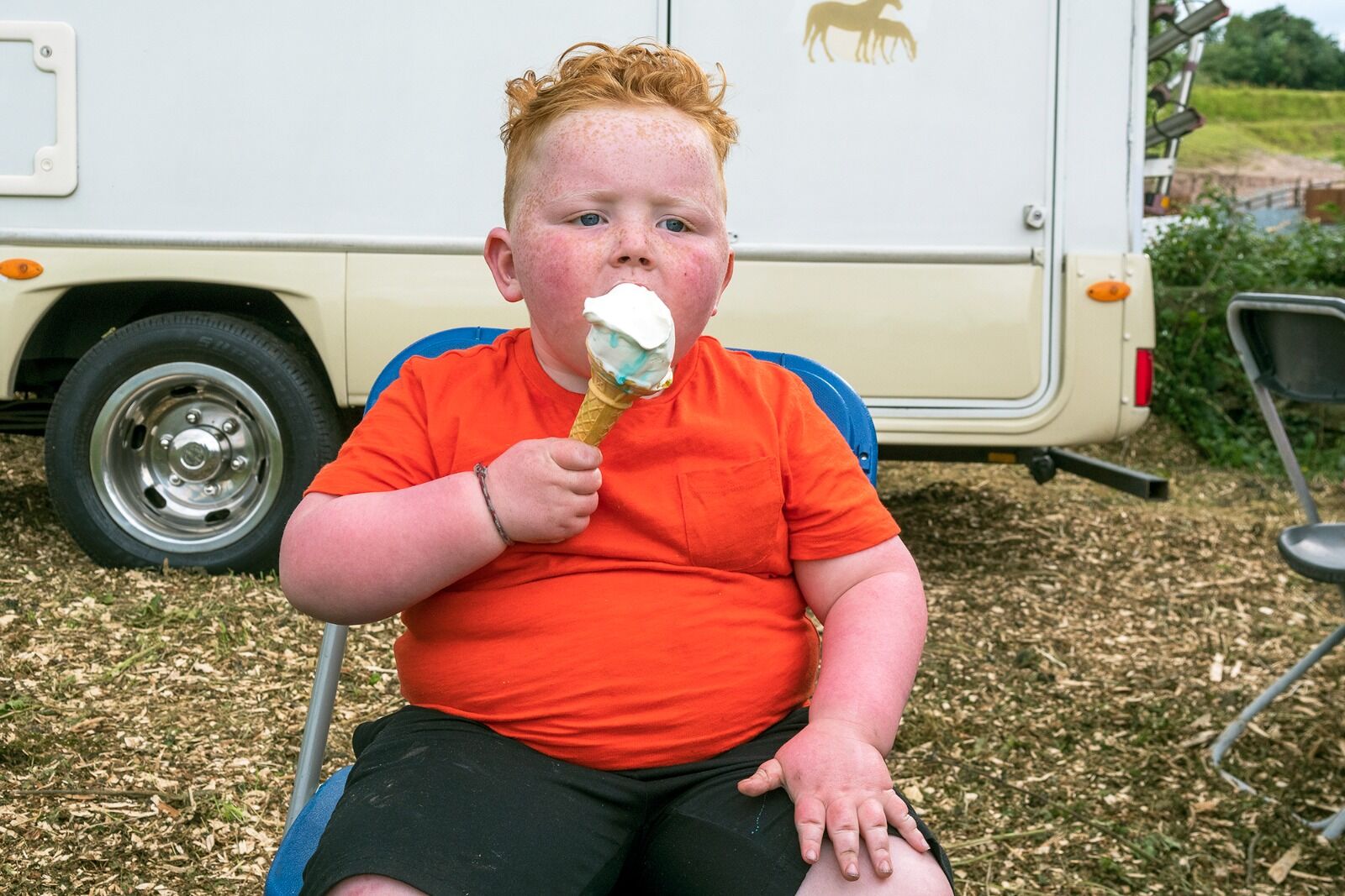 Jim with Ice Cream, Clare, Ireland 2023