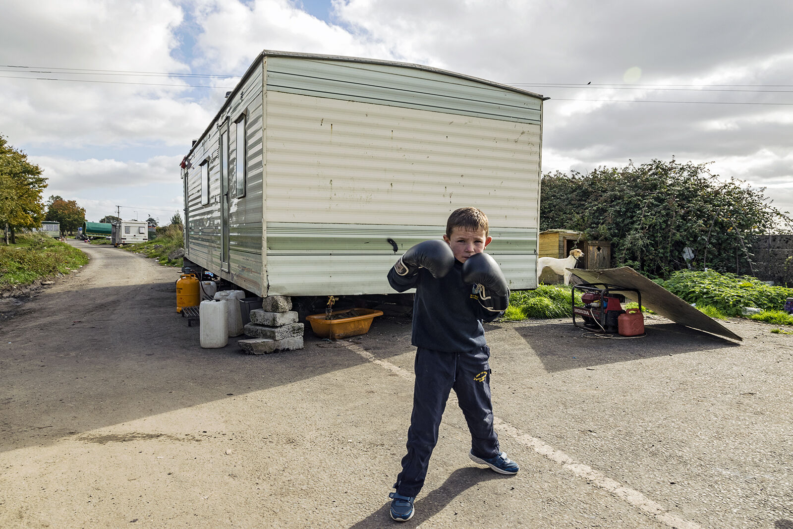 Johnny with Boxing Gloves, Tipperary, Ireland 2018