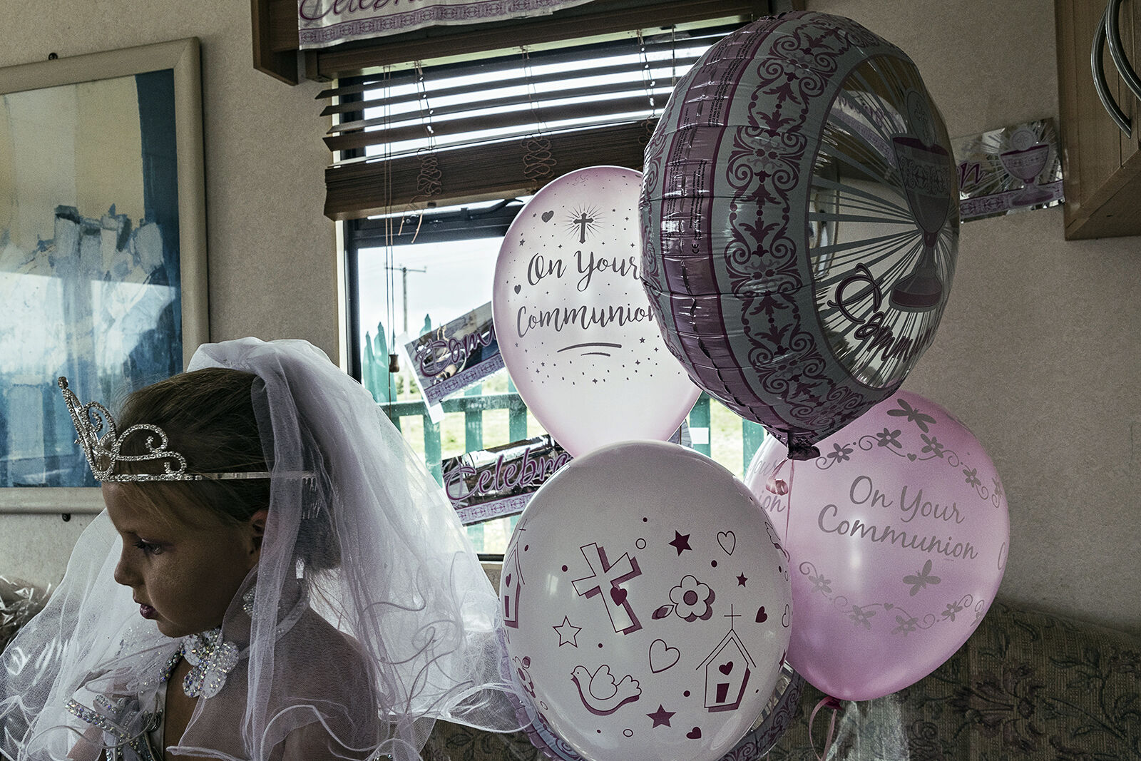 Judy on her First Holy Communion, Tipperary, Ireland 2019