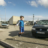 Jump Rope, halting site, Limerick, Ireland 2018