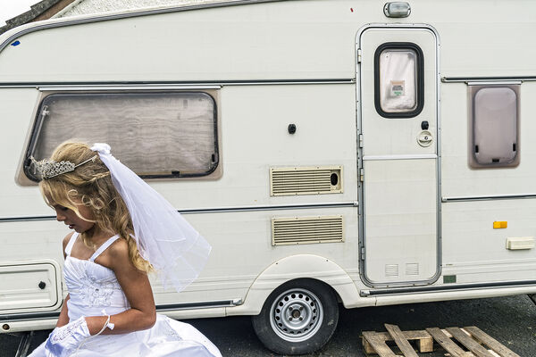 Kelly leaving for Her First Holy Communion, Tipperary, Ireland 2019