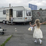 Kelly head home after her first holy communion, Tipperary, Ireland 2019