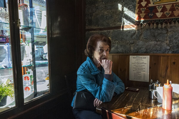 Lady In Cafe, Galway, Ireland 2018