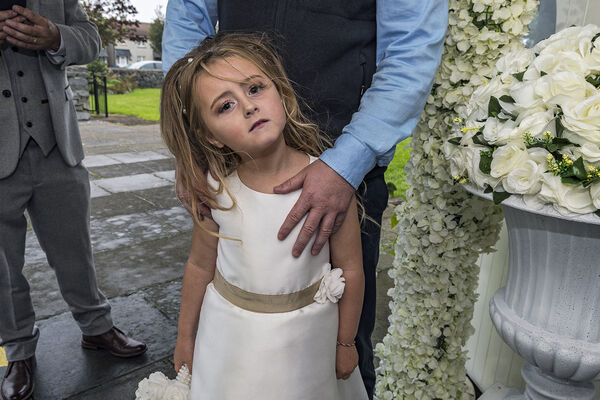 Lucia with Her Father's Hand, Galway, Ireland 2020