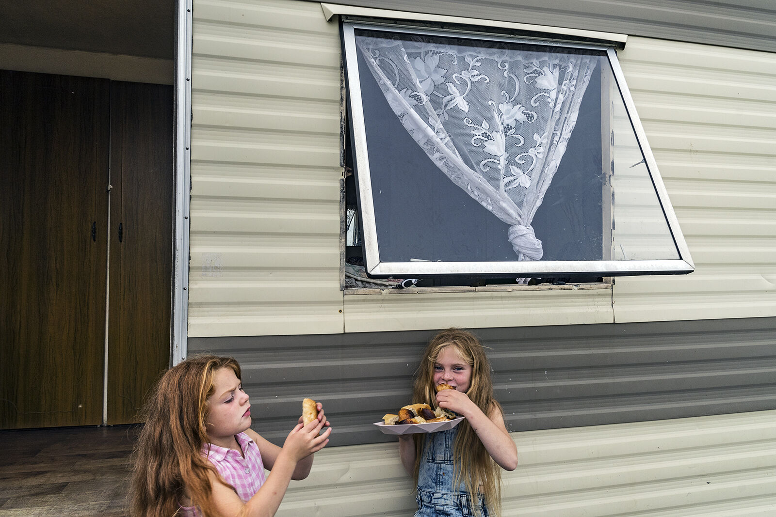 Maggie and Chantelle, Garlic Bread, Tipperary, Ireland 2020