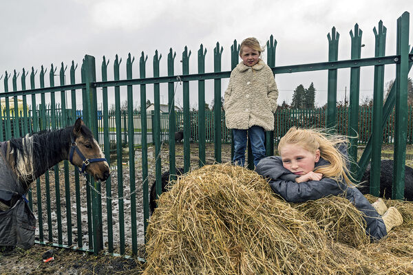 Maggie and Judy on Haystack Tipperary, Ireland 2020