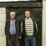 Jackand John, father and son, halting site, Galway, Ireland 2019