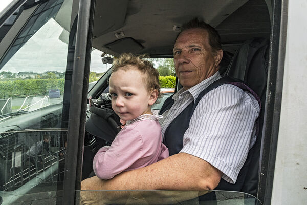 Grandfather and Granddaughter, Galway, Ireland 2019