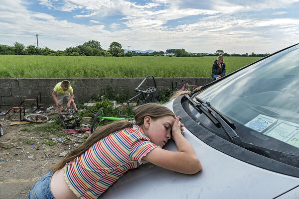Mary on Car, Tipperary, Ireland 2020