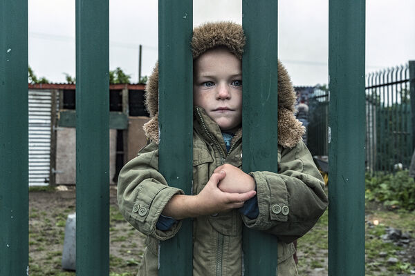 Michael behind Fence, Tipperary, Ireland 2019