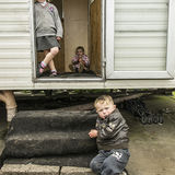 Reilly Siblings, roadside campsite, Tipperary, Ireland 2018