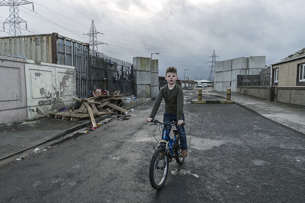 Micheal on Bicycle, Dublin, Ireland 2020