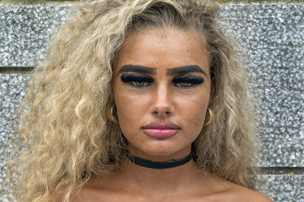 Girl with Makeup, Galway, Ireland 2022