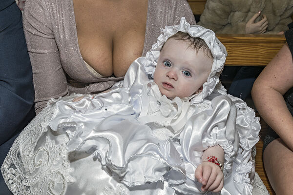 Narissa at Her Christening, Galway, Ireland 2020