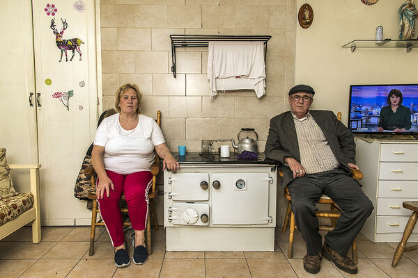 Neddy and Bridget, halting site, Galway, Ireland 2019