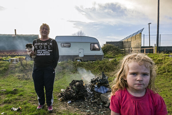 Nellie and Her Granddaughter Katie, Tipperary, Ireland 2018