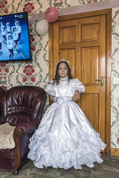 Nita on her First Holy Communion, Tipperary, Ireland 2019